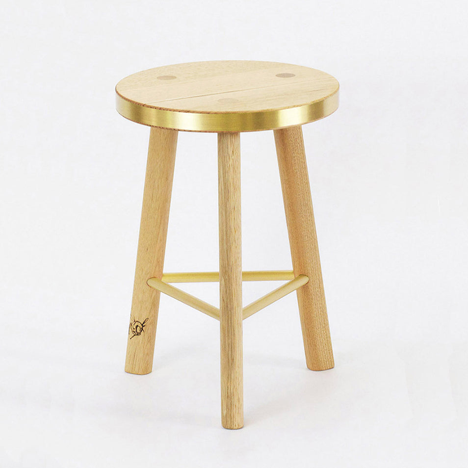 Calypso Stools In Home Beautiful Magazine Beeline Design   Brass Calypso Stool Small Dc38fac0 3b21 4182 826b 1655d8eb454a 